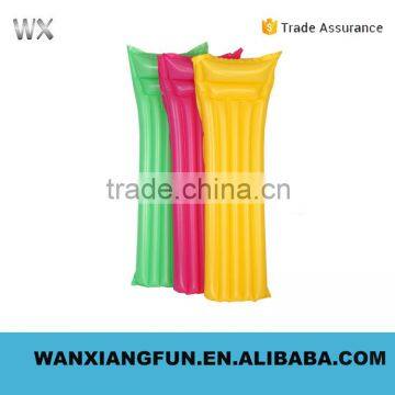 Custom PVC Inflatable beach air mattress for promotional