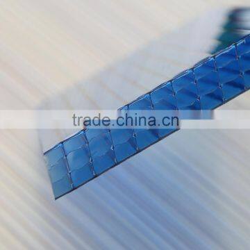 China Manufacturer 25mm Rich Colors 5-wall X-structure Polycarbonate Hollow Sheet for Roofing, photo-5