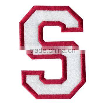 wholesale iron on letter applique S patch