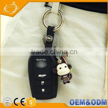 High Quanlity Silicone Car Remote Keyless Shell Key Cover Case Colorful Key Holder for Toyota photo-2
