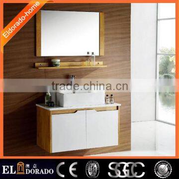 Bathroom Multi-Layer solid wood bathroom mirror vanity cabinet sanitary ware