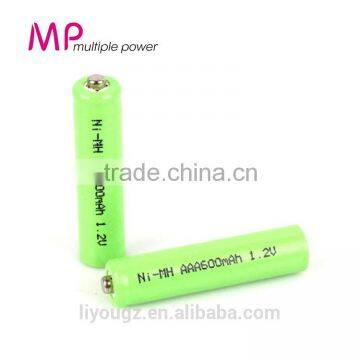 Newest Rechargeable Battery !!! Factory Price NI-MH AAA 600mAh 1.2v e-bike Battery