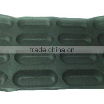 Silicone bread loaf pan baking form with hole with fiberglass reusable for above 4000 times