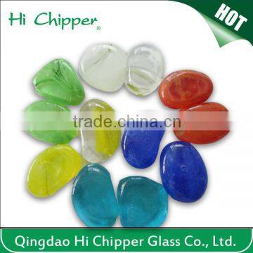 Crystal Clear Glass Gems Round Shape for Fir Pit Fireplace photo-3