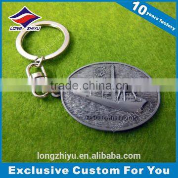 Matte Silver 3D Metal Marvel Keychain With Factory Price photo-6