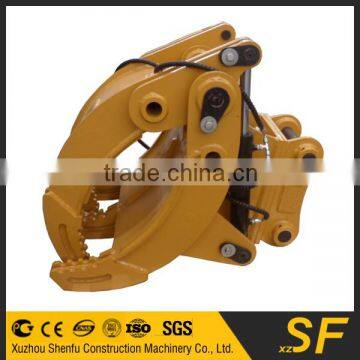 Excavator Hydraulic Grab with Changeable Head Bracket