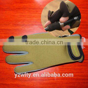 Waterproof finger folded Neoprene fishing gloves Manufacturer Wholesale