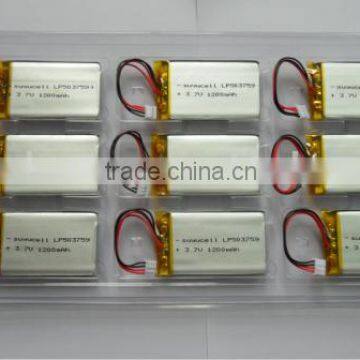 1200mah 3.7v li-polymer battery / polymer li-ion battery 503759