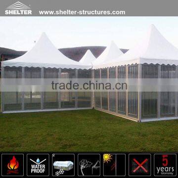 Glass Wall Pagoda Tent 8x8 photo-6