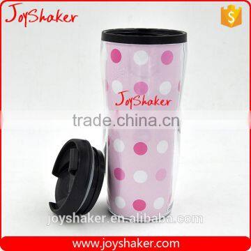 350ML Cheap Eco Double Wall Paper Insert Coffee Box, BPA Free Plastic Coffee Mug Box