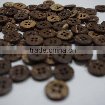 Four Holes Fashionable Coconut Shell Button Size 22L