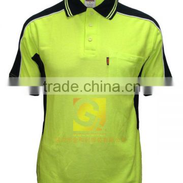 Men's safety polo shirts in reflecting type