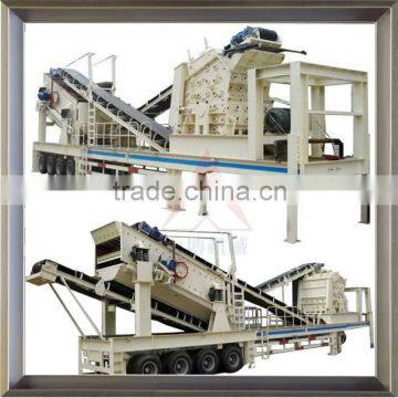 China Manufacturer Supplies Complete Set of Cheap Mobile Impact Crusher Plant