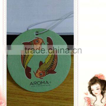 New Landed High Quality and Attractive Double Fish Hanging Car Paper Air Freshener
