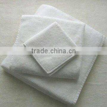 white dobby sport towel/bath towel