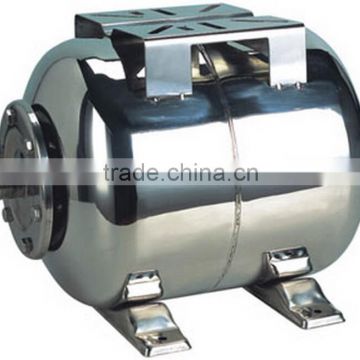 Horizontal and vertical stainless steel water pressure tank