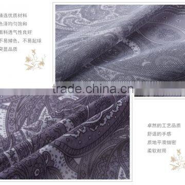Grey Cashew Nuts Flower Mesh Spandex Nylon N7020 60gsm Elastic Printing Fabric OEKO 100 photo-3