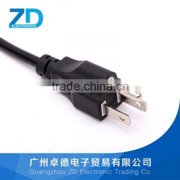 Power Cord With3 Pin American Plug Socket photo-2