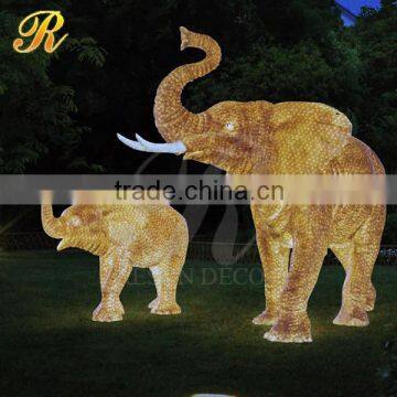 LED lighted statues park decorations