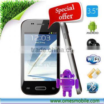 Unlocked android 2.3 F599 mobile 3.5" Capative touch screen MTK 6515 mdual sim fm java game china suppliers