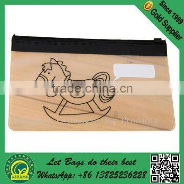 Hot sale pvc zip lock document bag,gift pvc zip lock bag