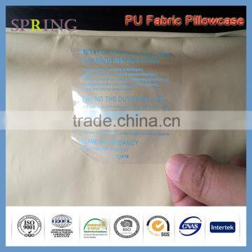 PU Coated Fabric Waterproof Pillow Shell Heat-seam for Hospital