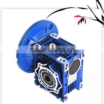 Aluminum Alloy Cast Iron Housing Double Stage NMRV/NMRW025-150 Worm Speed Reducer Helical Gearbox Geared Motor B5 IEC Flange photo-2