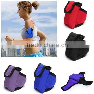 Fitness Cycling Sports Running Wrist Pouch Mobile Cell Phone Arm Band Bag Wallet