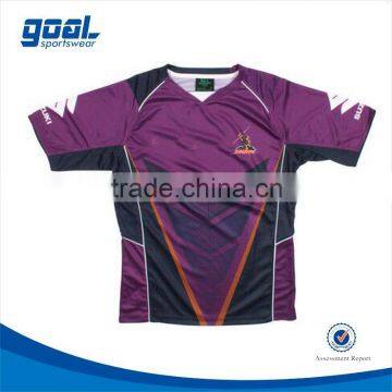 Full sublimation factory price touch rugby jersey