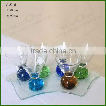 Clear Tumbler Cordial Glasses