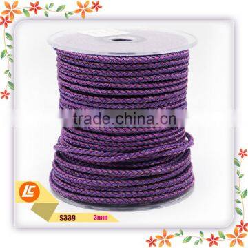 3mm Purple High-quality Hot Sale Stainless Steel Bracelet String photo-2