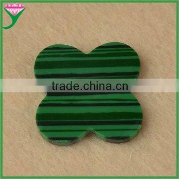 Wholesale Prices Semi Precious Stone Flower Shape Natural Malachite Green Stone, Natural Malachite Beads photo-3
