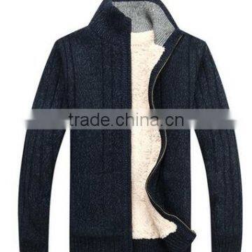 2016 mens fancy windproof waterproof wool cardigan