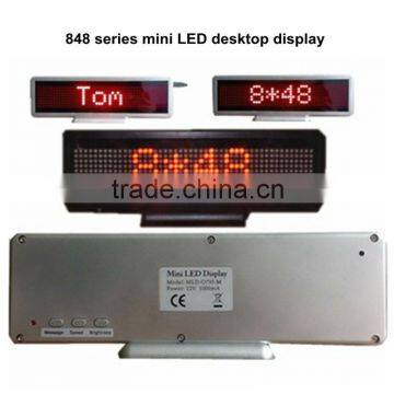 848 serie indoor mini LED desktop message display