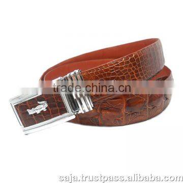 Crocodile leather belt for men SMCRB-001