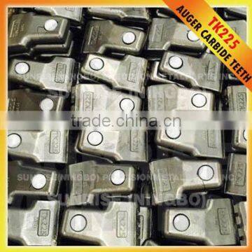 TK225 Foundation Drilling Auger Wear Parts Carbide Teeth