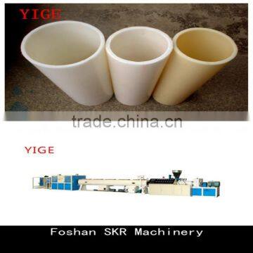 Foshan SKR machinery big size thick wall PVC drainage pipe making machine line