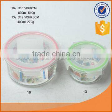 Heat Resistant Glass Boxes Set or High Borosilicate Glass for Microwave Use