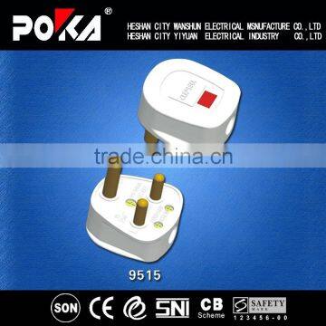 UK Type 3 Pin AC Power Plug , Cable Plug photo-4