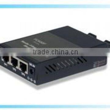 10/100M Cascaded 2 Fiber Ports 3 RJ45 Ports 5 Ports Media Converter                        
                                                Quality Choice