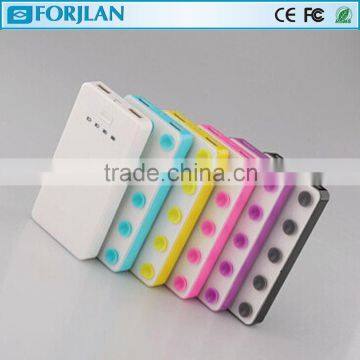 hot selling 6000mah slim suction power bank for samsung