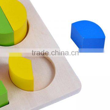 Play And Learn Natural Model Of Geometric Shapes Wooden Blocks photo-5