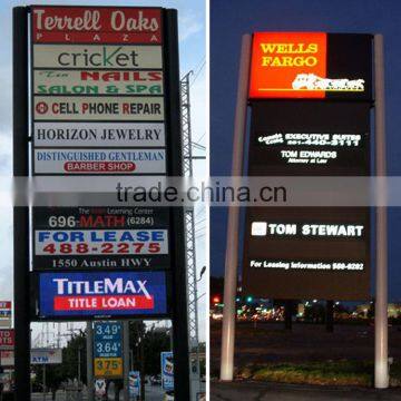 Large Aluminum Illumination Roadside Advertising Board