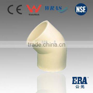 High Quality 45 Degree Cpvc Elbow ( DIN ) For Plastic pipe