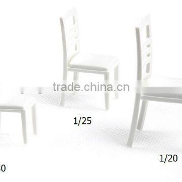 plastic model scale popular chair in architecture model maker