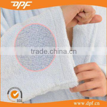 Coral Fleece Microfiber Hotel Terry Cloth Hooded Bathrobe photo-2