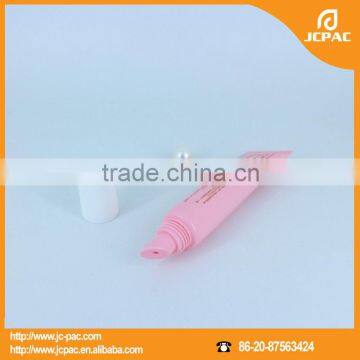 15g pe pink gloss plastic tube, pe tube lipstick