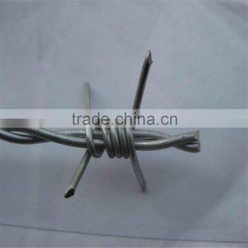 Electro/Hot Dipped Galvanized Double Line Barbed Wire