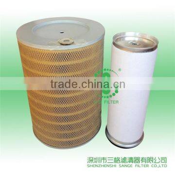 High Performance Truck Air Filter Yutong Bus Spare Parts Kinglong Bus Spare Parts KW3046