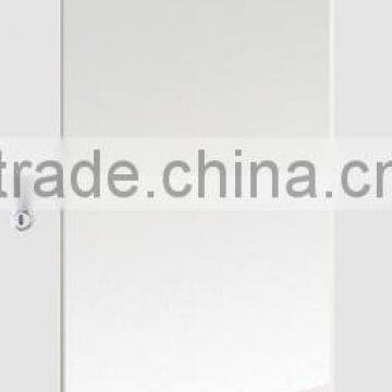 White Primed Craftsman Style Stile & Rail Door With Glass Panel